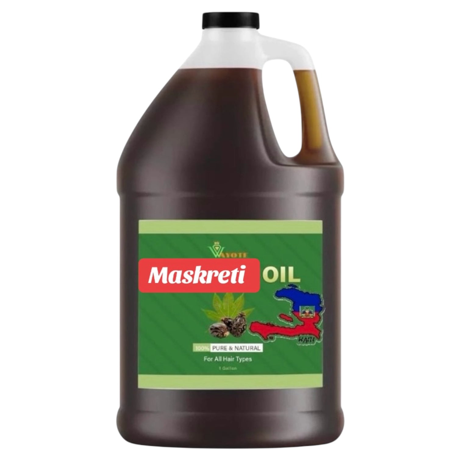 Organic Castor Oil / Lwil Maskreti