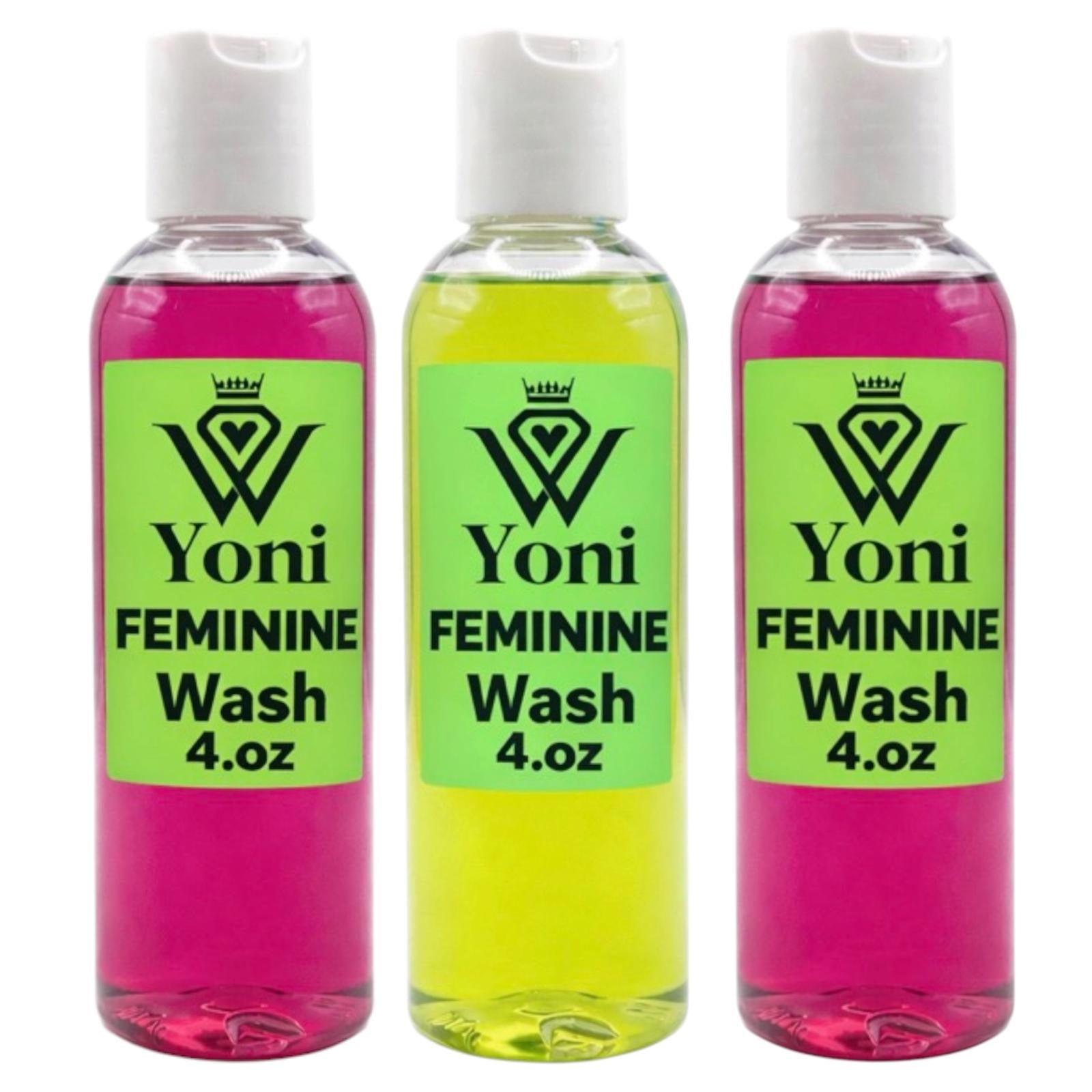 Yoni feminine wash eau  de toilet 3pcs